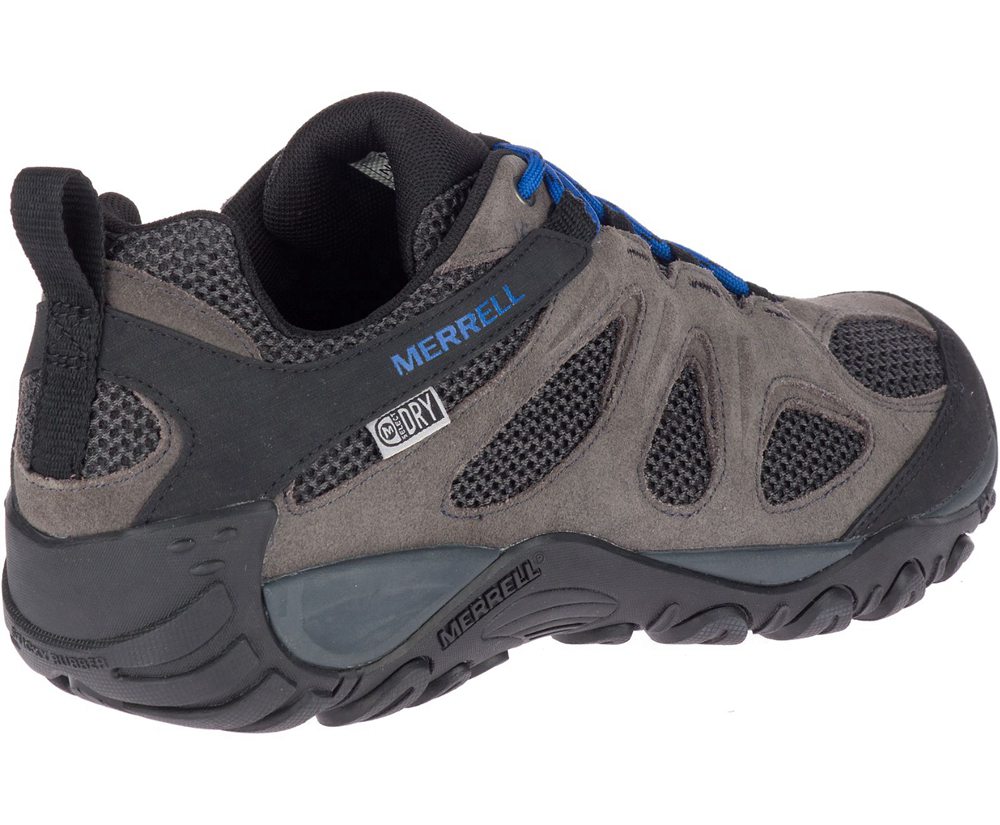Merrell Hiking Shoes Grey - Yokota 2 Waterproof - Mens 39KOVJBXY